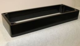 Injector Hat Spacer Aluminum 2" BLACK